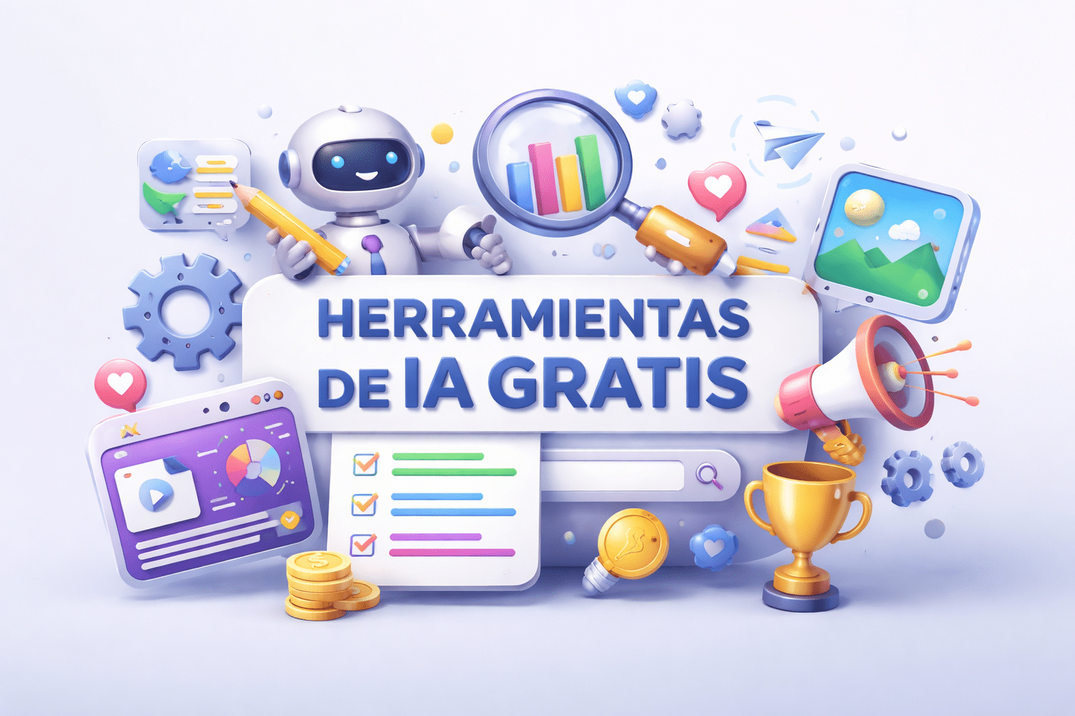Top 11 herramientas de IA gratis para marketing digital