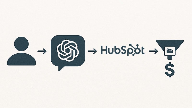 automatización combinando ChatGPT con HubSpot
