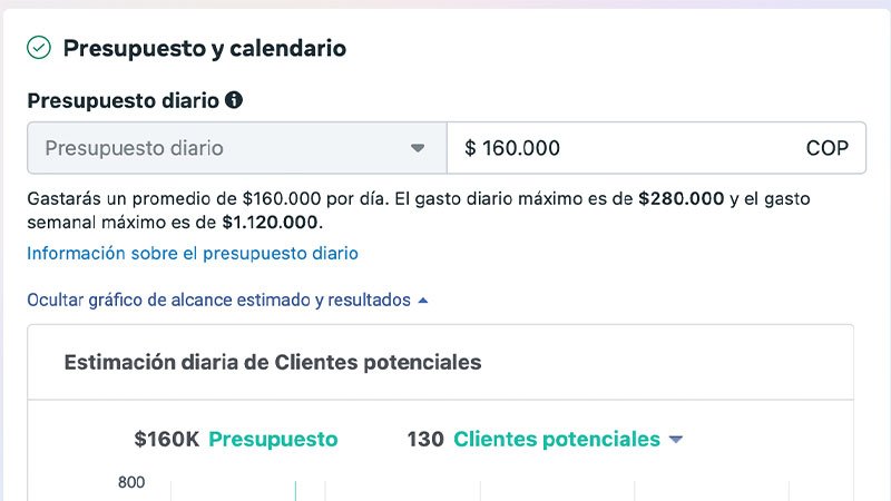 Como poner presupuesto a una campana de meta ads