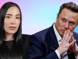 Fotografía de Luisa Fernanda W Y Elon Musk en un fondo degradado, representando liderazgo, negocios e influencia.