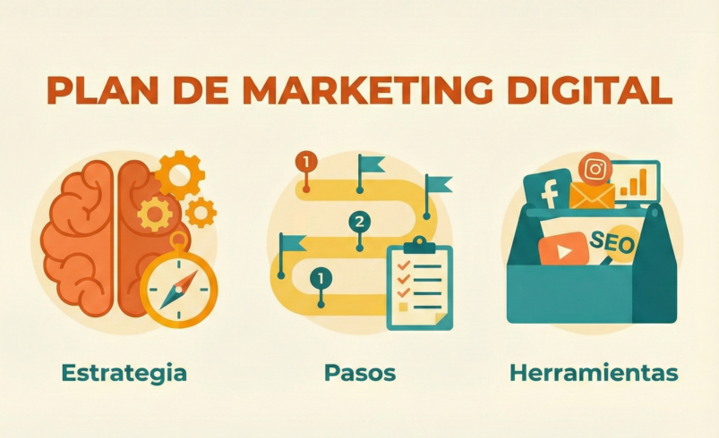 Plan de Marketing Digital: Estrategia, pasos y herramientas