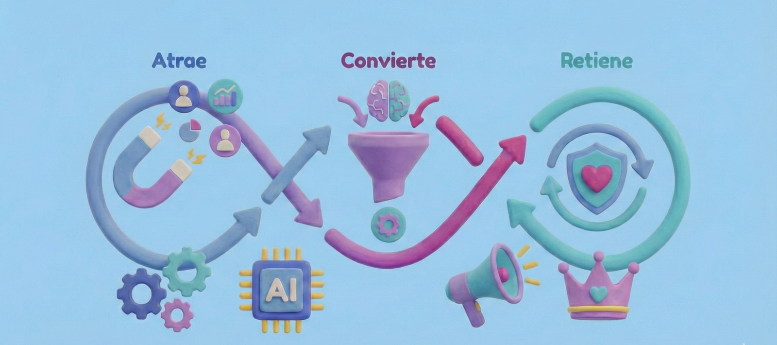 Loop Marketing + IA: Atrae, convierte y retiene tu público