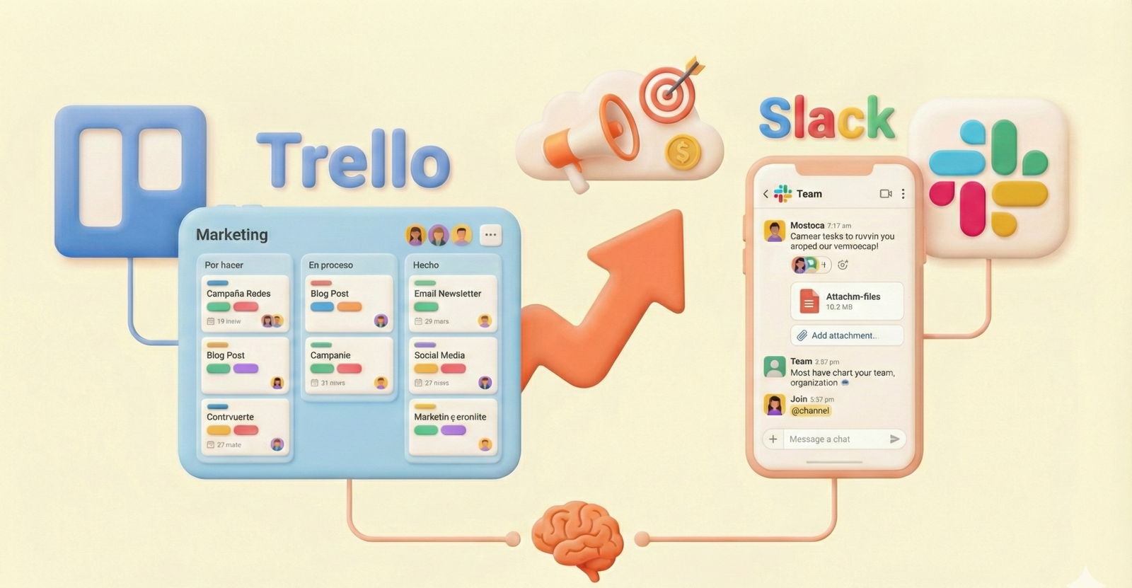 Trello vs Slack: La mejor herramienta para gestionar proyectos de marketing